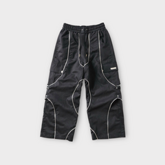 3D Zipper Cargo Pants